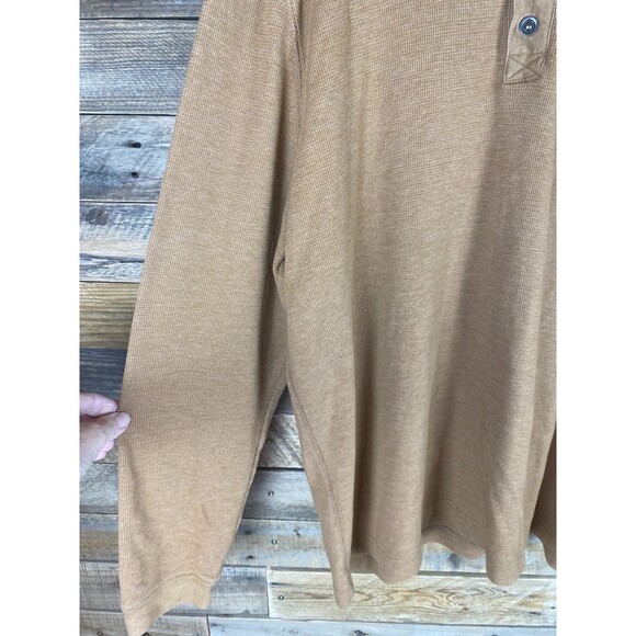 Ultimate Terrain Mens Size 3XL Tan Thermal Long Sleeve Shirt - Picture 4 of 10